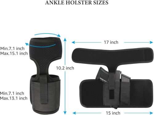 Durable Light Weight Ankle Gun Holster