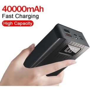 `Ultra High Capacity Power Bank: 40000mAh Portable Charger for Your Devices`