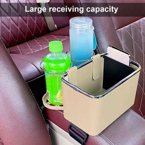 Car Armrest Box And Paper Towel Box - Beige