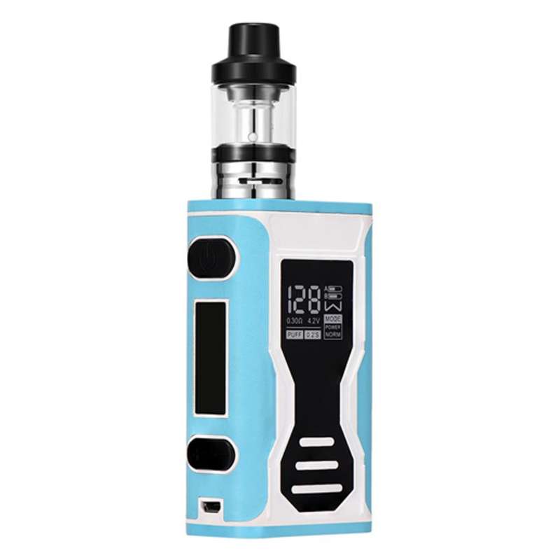 Rechargeable Portable 128W Ergonomic Non Slip Grip Box Mod Vape - 1 ORANGE 1 YELLOW