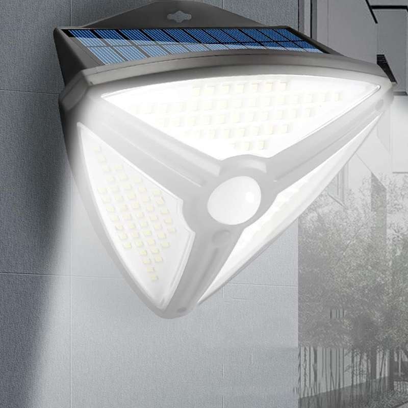 Waterproof Triangle Solar Energy Light 3 Modes Outdoor Motion Sensor Led