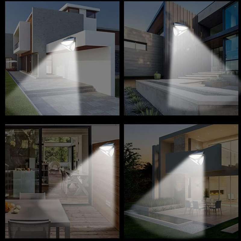 Waterproof Triangle Solar Energy Light 3 Modes Outdoor Motion Sensor Led