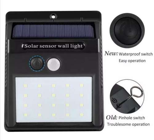 25LED SOLAR LIGHT motion sensor Wall LIGHT outdoor waterproof eco-friendly