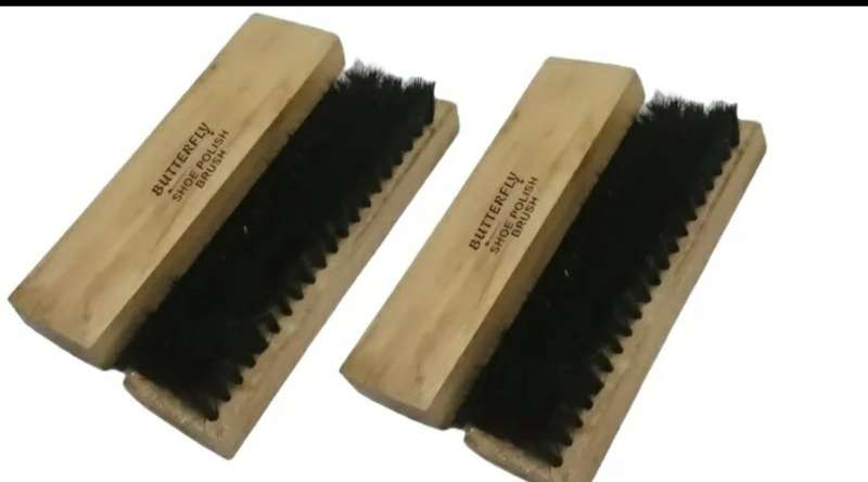 Codore Shoe Polish(Black)50ml pack of 12 + 2 Shoe Brushs
