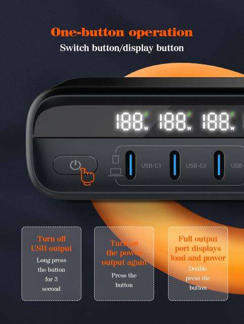 140W Super Fast Multiport Changer Station LDNIO A6140C 6 Ports