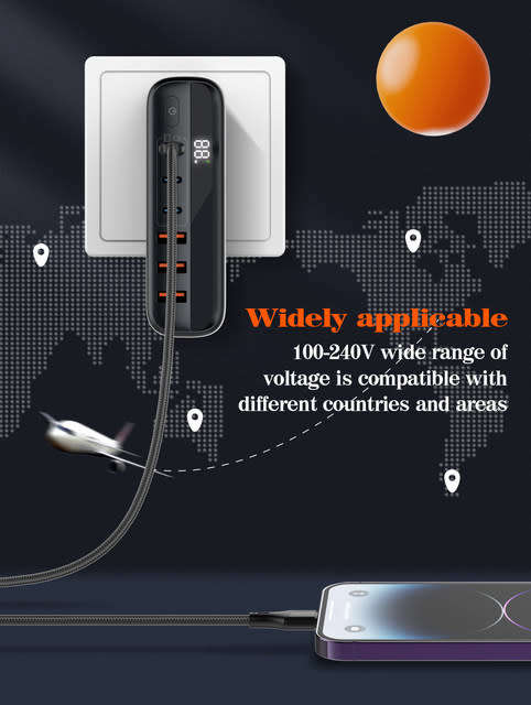 140W Super Fast Multiport Changer Station LDNIO A6140C 6 Ports