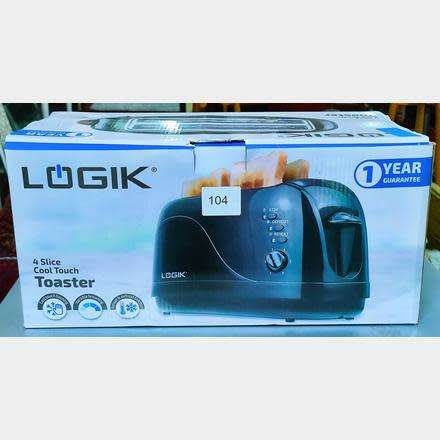 Logik  - 4 Slice  Cool Touch Toaster- Black