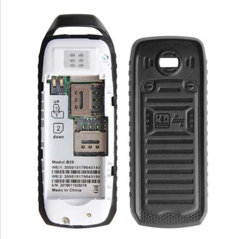 Bm25 Mini Mobile Phone Gsm Multilingual Lcd Screen Button Keypad Dual Sim Elderly Pocket Mobile Phon