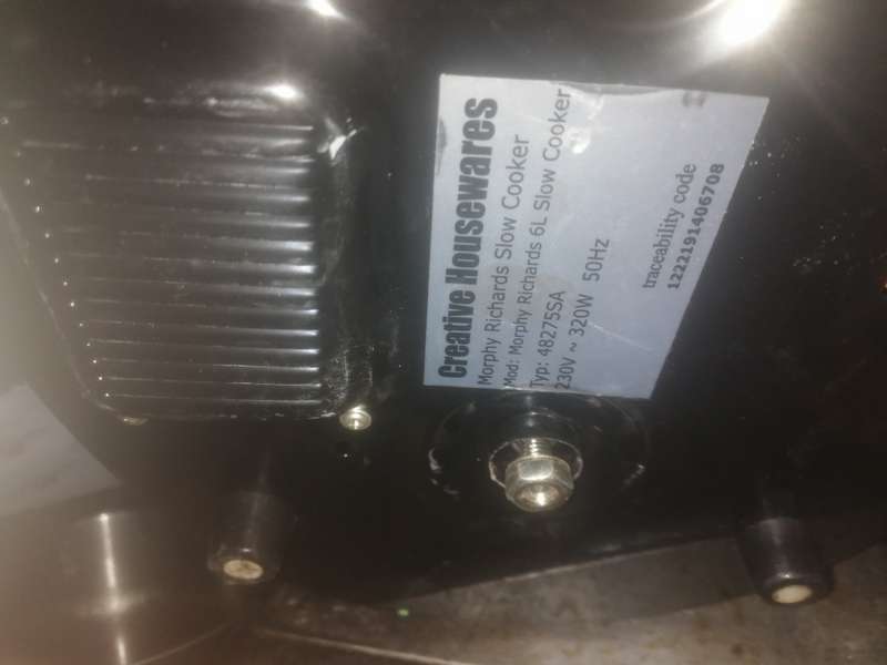 Pre owned Morphy Richards Digital Slow Cooker (Silver) 6L