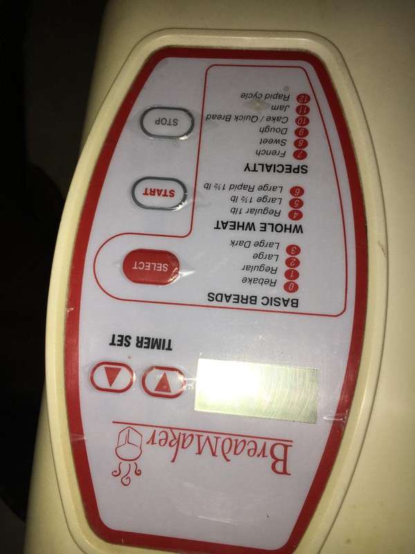 Sunbeam Automatic Bread Maker