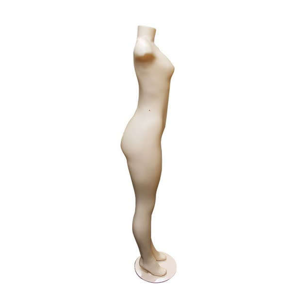 Headless Full Body Female Mannequin with No Arms