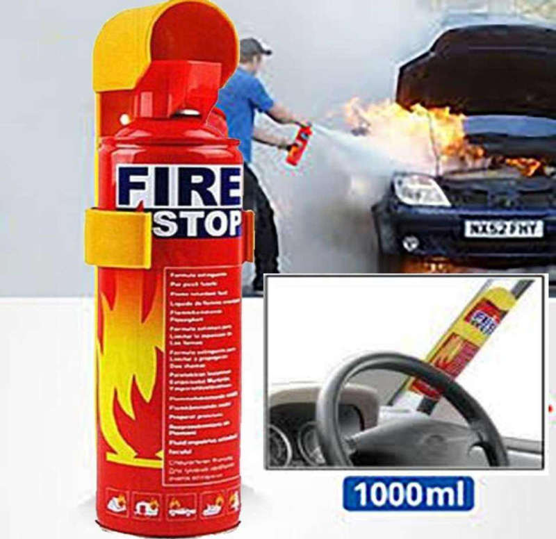 Portable Fire Extinguisher With Holder - 1000ml