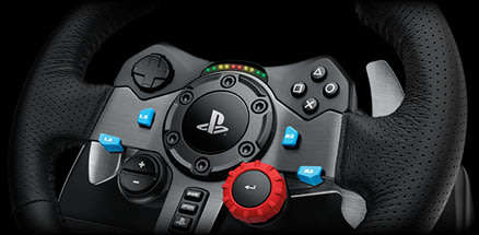 Logitec Driving Force Racing Wheel with Free Driving Force Shifter | PS4, PS3, Xbox, PC |