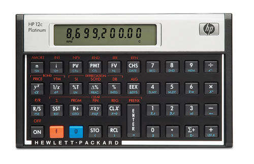 F2231AA | HP 12c Platinum Financial Calculator
