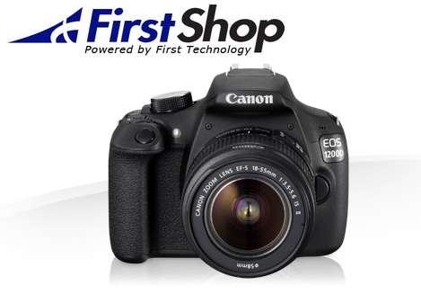 Canon EOS 1200D Twin Lens Bundle - 18-55mm Lens, 75-300mm Telephoto Zoom Lens, Camera Bag + 8GB SD