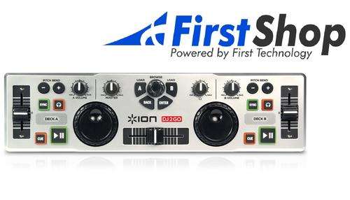 ION DJ2GO Compact USB DJ Controller