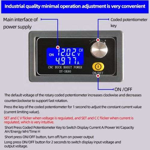 XY-SK80 Mini Bench Power Supply