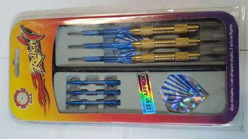 COMPLETE DARTS SET ( WITH 1 SET OF SPARE SHAFTS AND 2 SETS OF FLIGHTS ) - FREE SHIPPING !!!!
