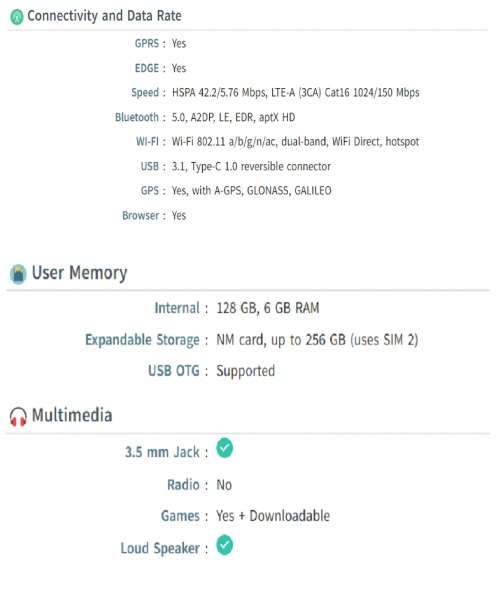 Huawei P30 128GB