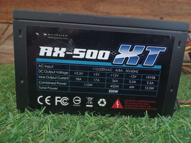 500w Raidmax Power supply ATX