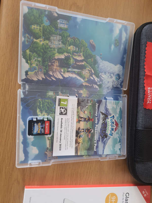 Nintendo Switch (Red Box) with Accessories + Pokemon Brilliant Diamond