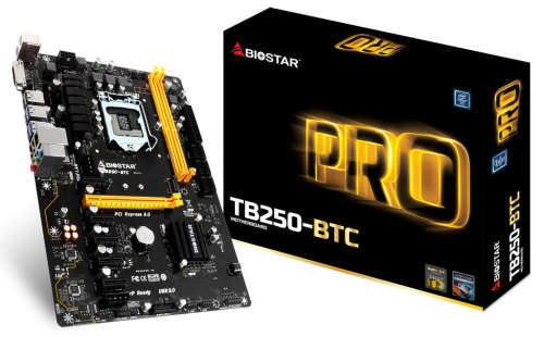 Biostar TB250-BTC Mining board *Brand New*