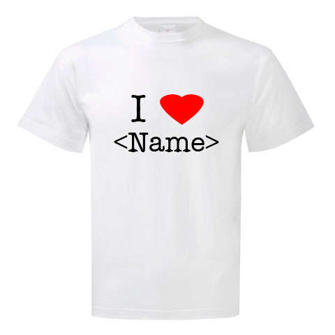 CUSTOM LOVE T-SHIRT