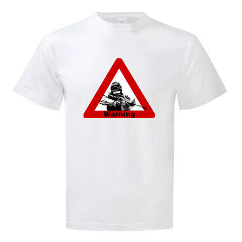 warning tee
