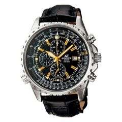 CASIO EDIFICE EF-527L Gents Aviator Chronograph Sports Watch >FREE DIVERS BLACK RESIN STRAP!!!!