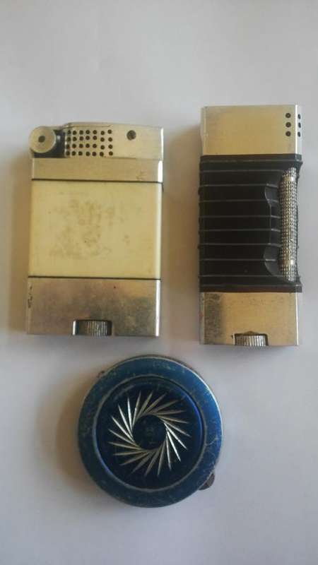 Vintage lighters up for grabs. 3 in total
