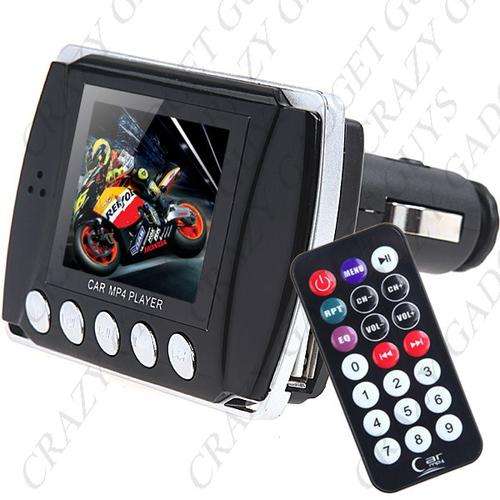 1.8" LCD Screen Car MP3 Player MP4 Player FM Transmitter with TF Slot and USB Port