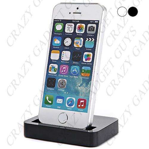 Mini Desktop Cradle Dock Charger Charging Station Stand with Lightning Connector for Apple iPhone 5s