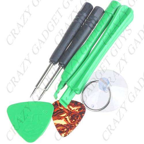 Professional Disassembly Tools LCD Screen Repair Opening Set for Apple iPhone 4 7-Piece Set - Color