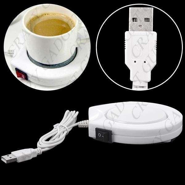 Portable USB Electronic Warmer Coffee Milk Tea Cup Warmer Heating Pad Plate Cup Mat Warmer