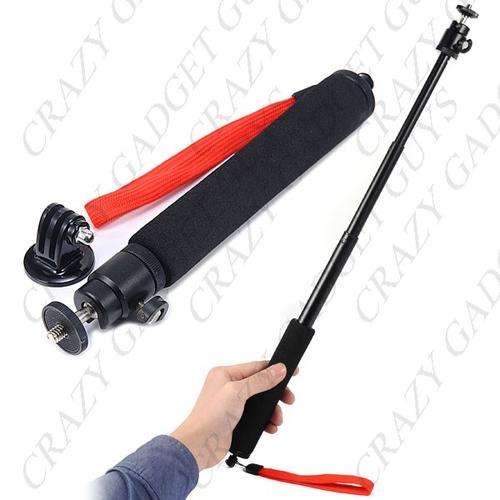 Monopod Extendable Hand Held with GoPro Mounting Adapter or Camera DV Hero 1 2 3