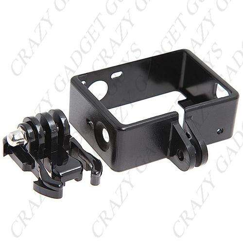 Universal Plastic Protective Side Frame w/ Screws + Push Buckle for GOPRO HERO3