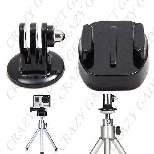 Tripod Mount Adapter for Gopro Hero2 / Hero3 / 3+ / HD / 2 - Black