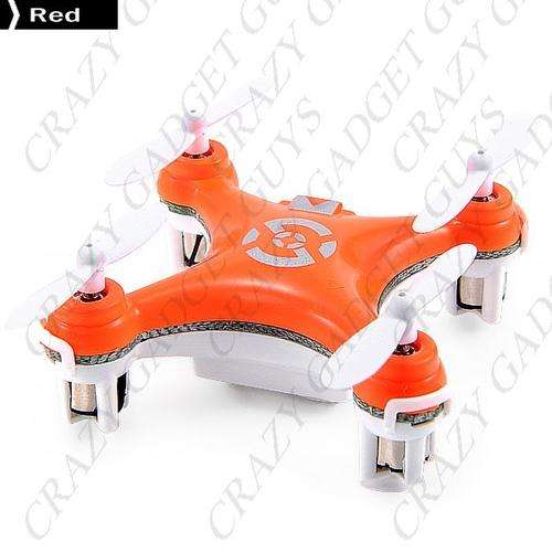 Cheerson CX-10 Nano RC UFO Quadcopter 4-CH 2.4GHz Rechargeable VS Hubsan H111 with 6-Axis Gyro