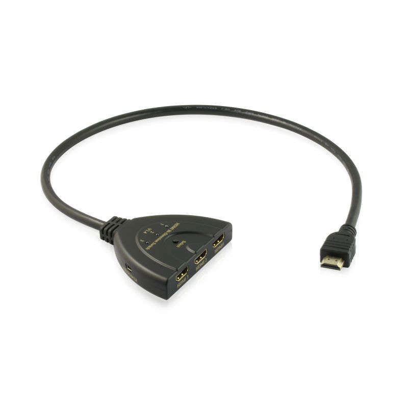 HDMI 3-PORT BI-DIRECTIONAL SPLITTER/SWITCH