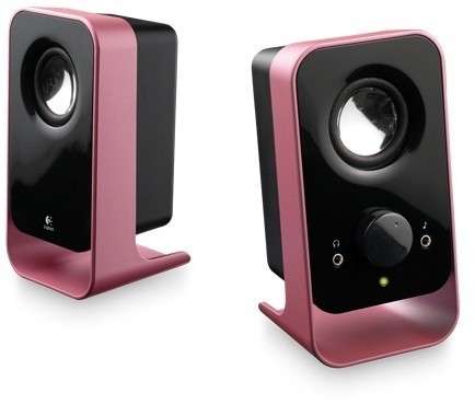 Logitech LS11 Multimedia Speaker System PINK ( LIKE NEW IN BOX!!!!!!!!!)