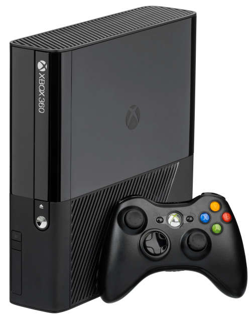 Xbox 360 E Super Slim 500GB Console WITH 1 ORIGINAL CONTROL AND ALL WIRING/CABLES