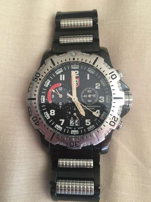 Luminox Sea Dive Chrono 8150/8350 Mens Black Watch A8352 EVO Ultimate Navy Seals