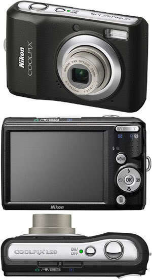 Nikon Coolpix L20 10MP Digital Camera with 3.6 Optical Zoom and 3 inch LCD