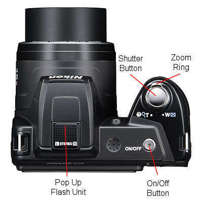 Nikon Coolpix L110 12.1MP Digital Camera with 15x Optical Vibration Reduction (VR) Zoom and 3.0-Inch