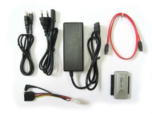 ST Lab STLab U-390 USB 2.0 to SATA & IDE Adapter with Power Unit for 2.5" & 3.5" HDD