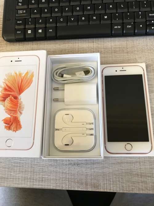 IPHONE 6S 128GB ROSE GOLD. COMES IN ITS ORIGINAL BOX WITH ALL ITS ACCESSORIES. Excellent CONDITION