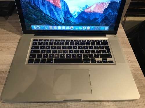 MACBOOK PRO 15" MID 2009, INTEL CORE 2 DUO CPU @ 2,80GHz, 500GB HDD, 4GB RAM, OS X EL CAPITAN