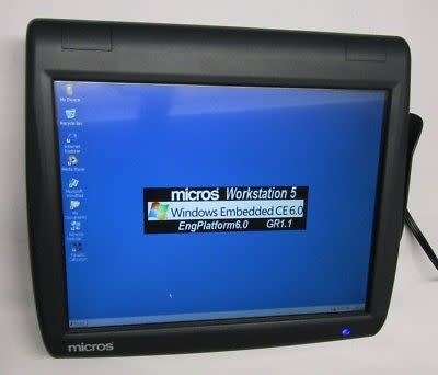 Micros POS Workstation 5A (WS5) LX Series TOUCHSCREEN. Windows CE 6.0