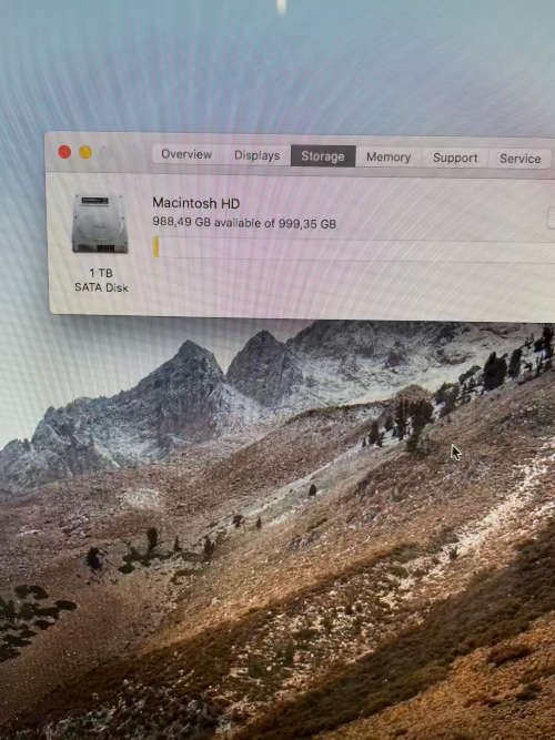 27` APPLE IMAC - INTEL CORE I5 - 1TB HDD - 8GB RAM - EXCELLENT CONDITION