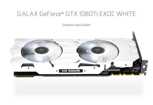 Galax GeForce GTX 1080 Ti EXOC White 80IUJBMDQ0EW 11GB GDDR5X 352-bit PCI-E 3.0  Graphics Card